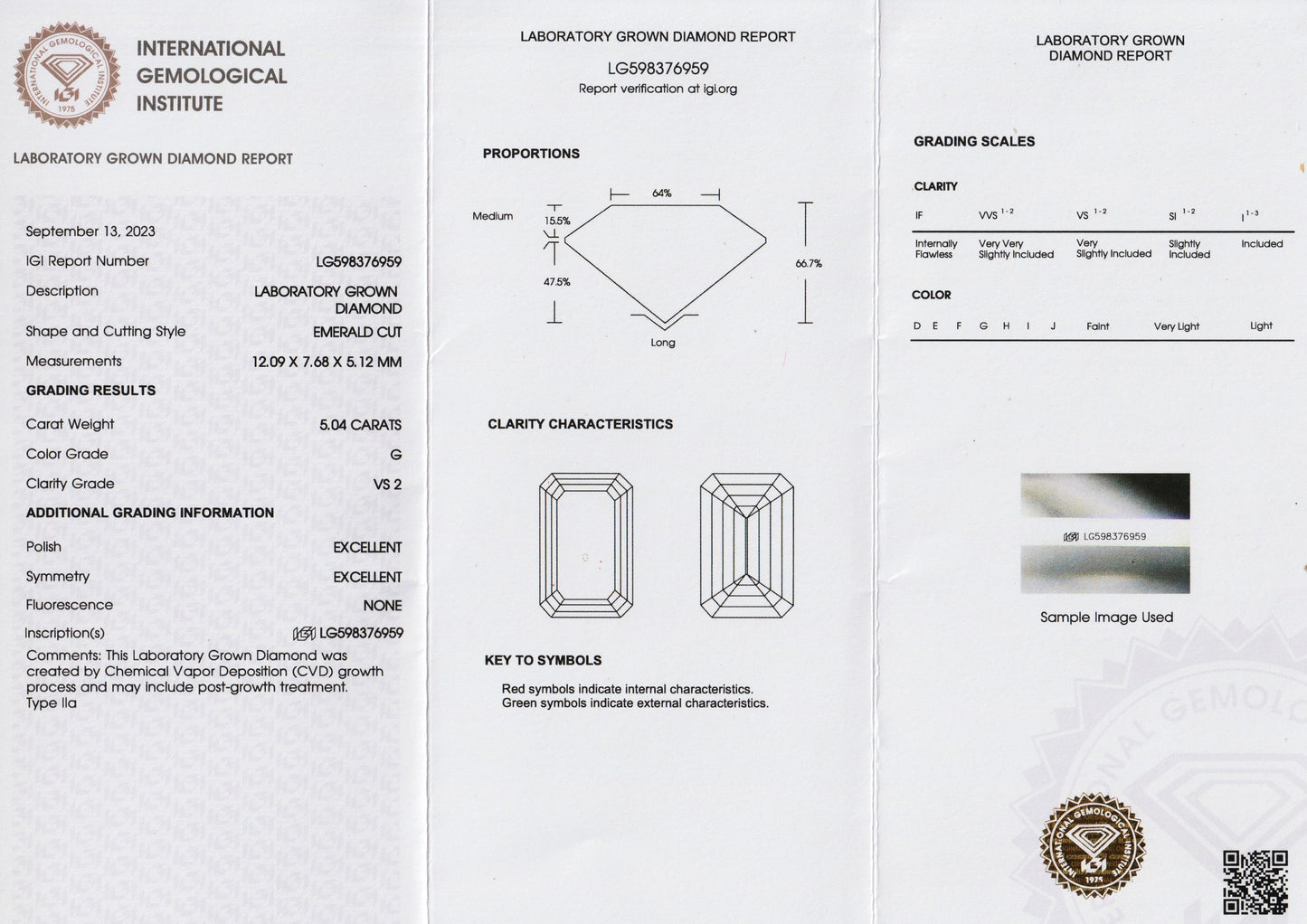Lab Diamond Hidden Halo Platinum Solitaire 5.29ct