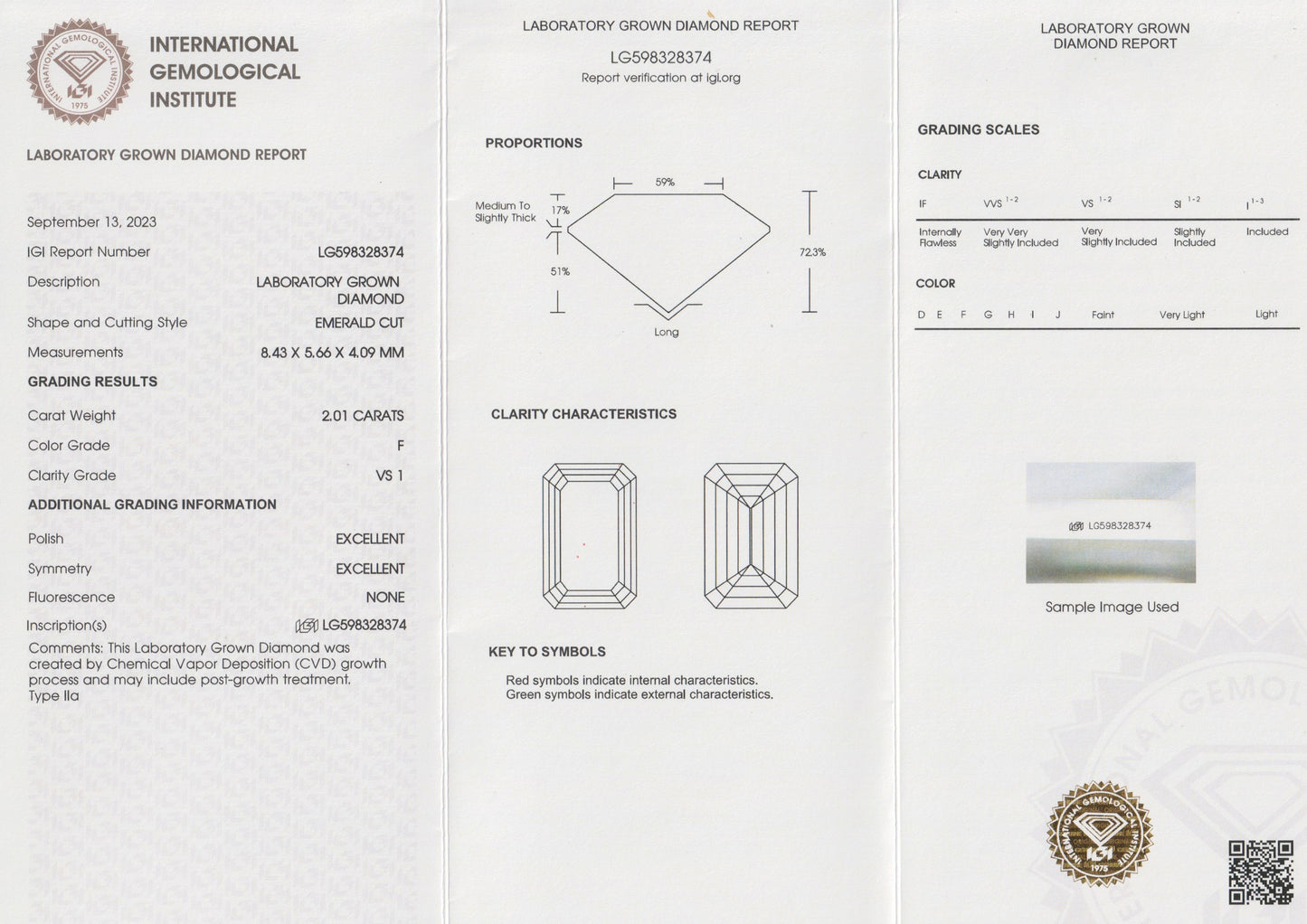 Art Deco Style Lab Diamond Platinum Engagement Ring 2.19ct